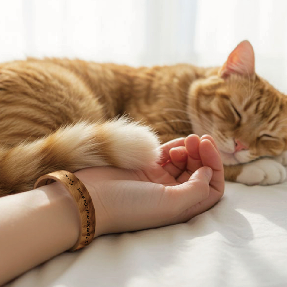 愛猫しっぽブレスレット