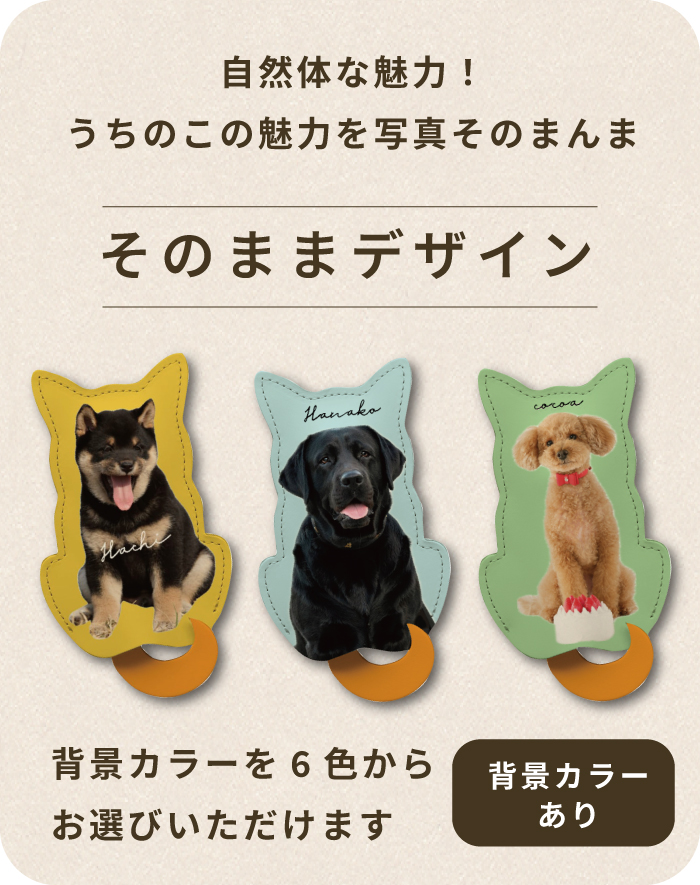 愛犬キーケースそのままデザイン