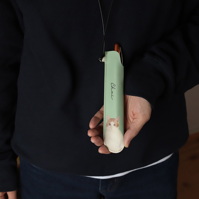 愛猫の写真でつくるペンケース