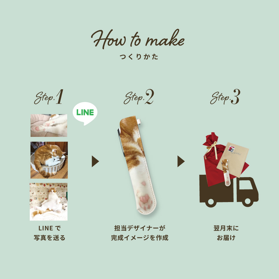 愛猫グッズ ペンケースの作り方