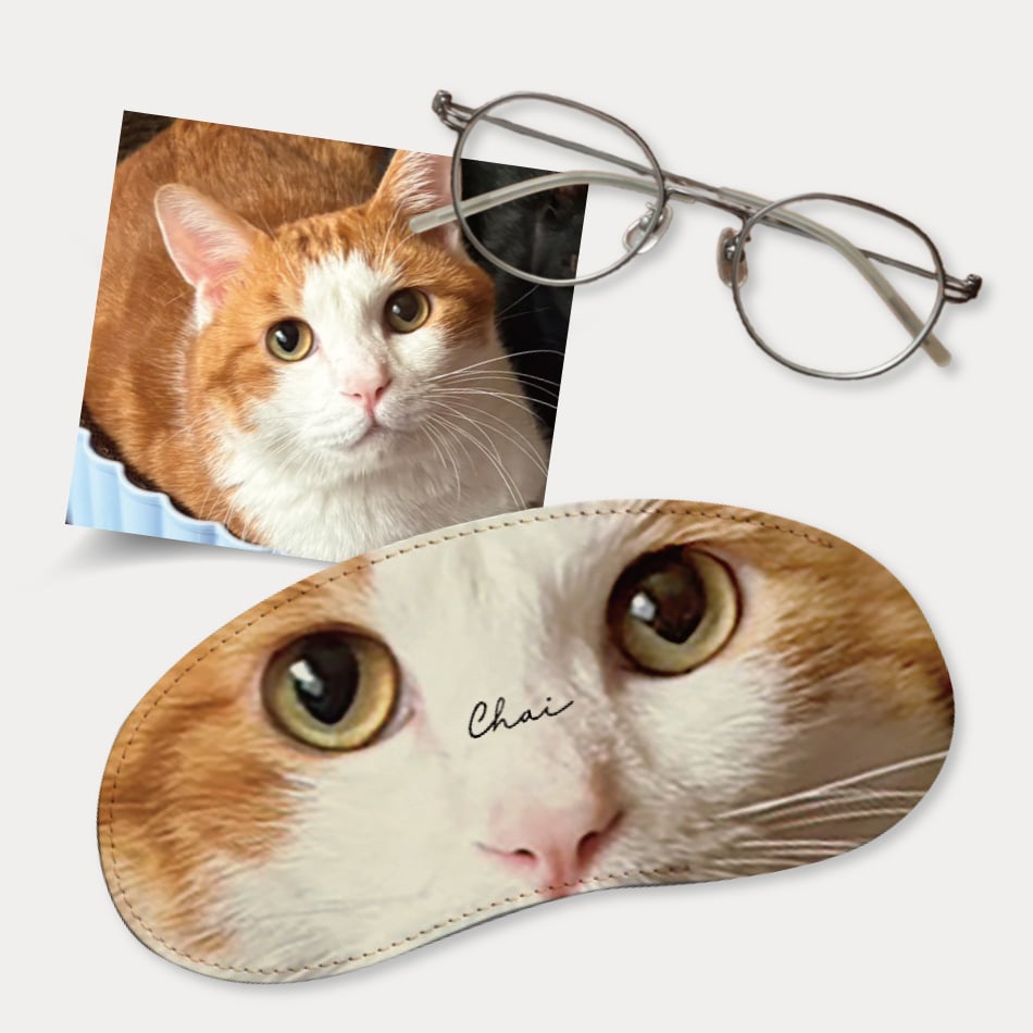 愛猫の写真でつくるオリジナルメガネケース