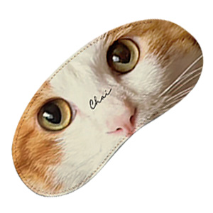 猫の本革オリジナルグッズ｜愛猫の目がメガネケース